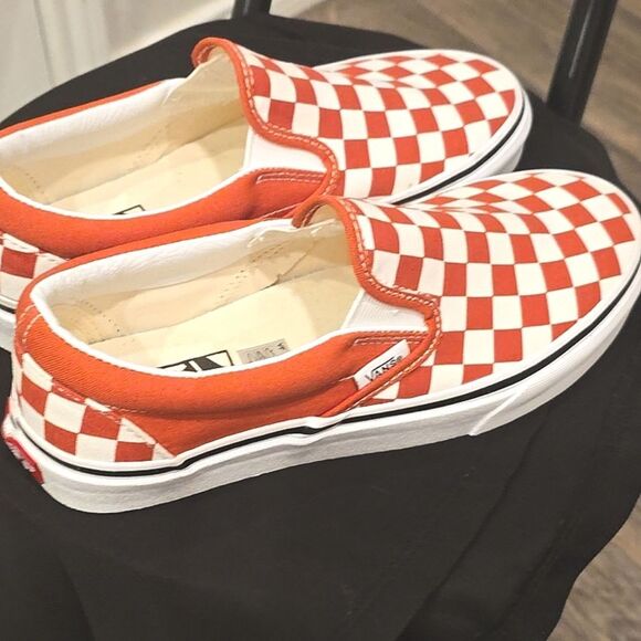 Vans Classic Slip-On Color Theory Checkerboard Bossa Nova Shoes - Picture 10 of 11